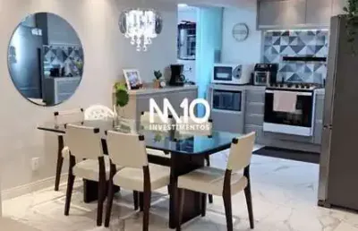 Apartamento à venda de 3 dormitórios frente mar edifício império do sol em balne