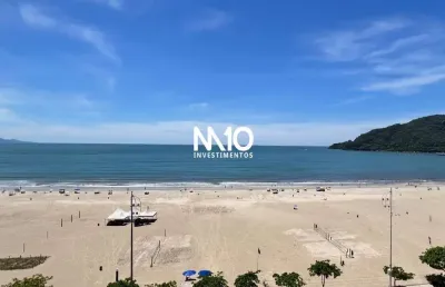 Apartamento frente mar 2 dormitórios mobiliado e reformado