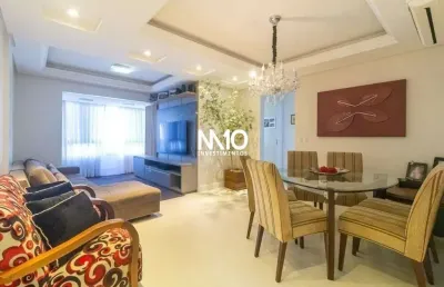 Apartamento de 3 quartos mobiliado e equipado no centro de balneário camboriú