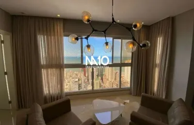 Apartamento vista total do mar para locação anual localização privilegiada