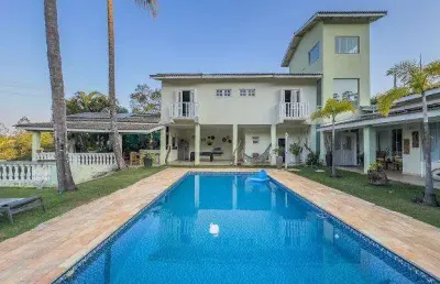 Casa à venda em valinhos, chácaras aldeia suiça, com 5 suítes, com 635 m², nova suiça i