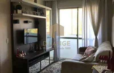 Apartamento à venda em campinas, parque itália, com 3 quartos, com 60 m², ilhas do pacífico