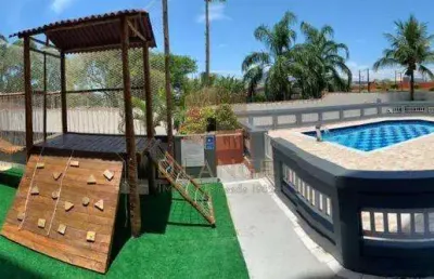 Apartamento à venda em peruíbe, centro, com 2 quartos, com 75.13 m², condominio atlântico