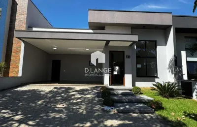 Casa térrea à venda no condomínio residencial club portinari no bairro parque brasil 500 em paulínia