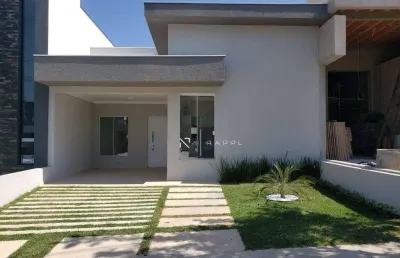 Casa com 3 dormitórios à venda no condomínio terras de são francisco, 112 m² por r$ 680.000 - cajuru do sul - sorocaba/sp