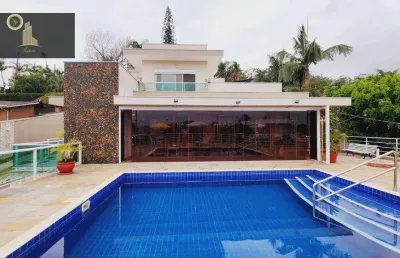 Casa com 3 dormitórios à venda, 447 m² por r$ 3.980.000,00 - condomínio estância marambaia - vinhedo/sp