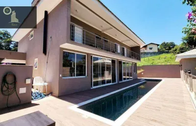 Casa com 4 dormitórios à venda, 440 m² por r$ 3.450.000,00 - condomínio estância marambaia - vinhedo/sp