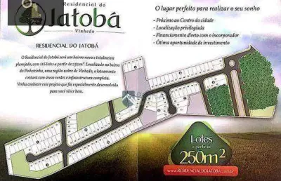 Terreno à venda, 250 m² por r$ 430.000,00 - residencial jatobá - vinhedo/sp