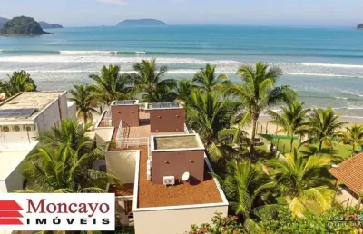 Sobrado triplex frente mar - pé na areia - condomínio sapê