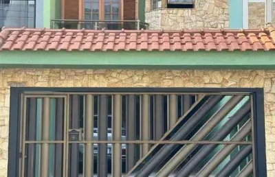 Sobrado de 195m² no bairro vila camilópolis em santo andré/sp