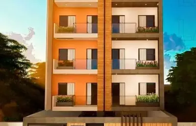Apartamento garden à venda com 89m² no bairro vila assunção em santo andré/sp