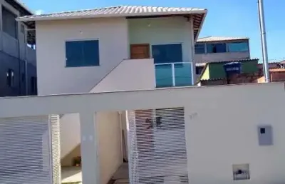 Casa com 3 quartos à venda na rua presbítero antônio reis sampaio, gávea, vespasiano, 80 m2 por r$ 330.000