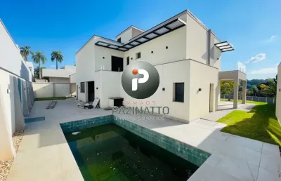 Casa em condomínio fechado com 4 quartos à venda na rua engenheiro paulo de campos fessel, 351, dois córregos, valinhos, 483 m2 por r$ 2.600.000