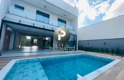 Casa em condomínio fechado com 3 quartos à venda na rua lourdes martin ponzo, 517, swiss park, campinas, 280 m2 por r$ 2.600.000