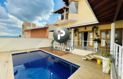 Casa em condomínio fechado com 4 quartos à venda na rua carlos penteado stevenson, 1059, jardim recanto, valinhos, 364 m2 por r$ 1.800.000