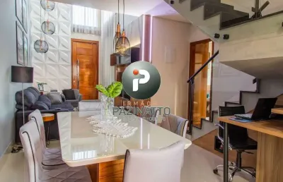 Casa no condomínio residencial portal do bosque para venda em louveira com 3 suítes.