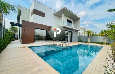 Casa no condomínio montblanc residence para venda em campinas com 4 suítes.