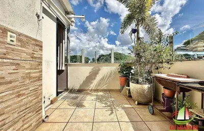 Cobertura com 4 quartos à venda, 92 m² por r$ 439.000 - santa amélia - belo horizonte/mg