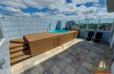Cobertura com 3 dormitórios à venda, 113 m² por r$ 680.000,00 - santa amélia - belo horizonte/mg