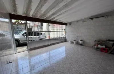 Sobrado vila guarani, 3 dorm, 1 ste, 2 vagas + casa terrea fundos   240m² a.c.