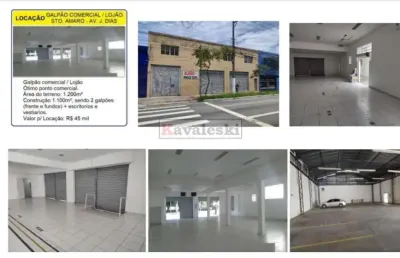 Barracão / Galpão / Depósito para alugar na Avenida João Dias, --, Santo Amaro, São Paulo