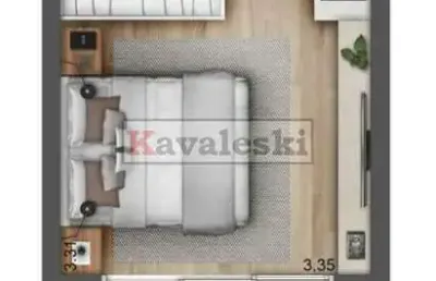 Apartamento com 1 quarto à venda na rua ettore lantieri, --, sacomã, são paulo, 28 m2 por r$ 370.000