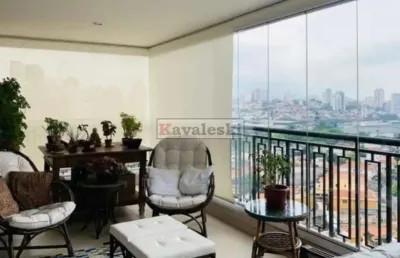 Apto 4 dom, 3 suites, 3 vagas 170m² varanda gourmet