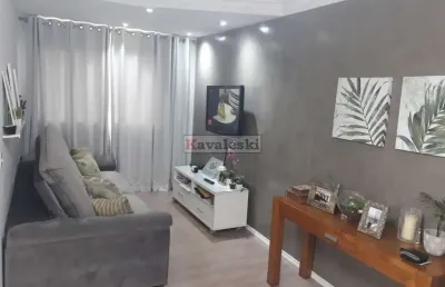 Apartamento impecável com 2 dormitórios 1 vaga de garagem/ ac financ bancàrio