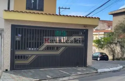 Lindo sobrado com 3 dormitórios 1 suite 2 vagas garagem- quintal / terraço - oportunidade