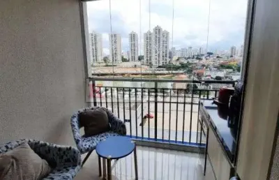 Apartamento lindo com 2 dormitórios 1 suite 2 wcs 1 vaga - lazer completo- acesso ao metrô-