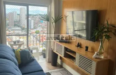 Apartamento lindo reformado próx metrô sacomã - 2 dormitórios 1 vaga - lazer- ac permuta