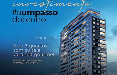 Apartamento com 2 quartos à venda na Rua Batista de Oliveira, Granbery, Juiz de Fora