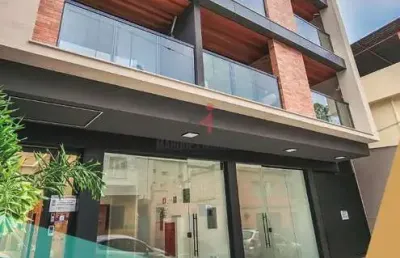 Belo studio mobiliado novo garagem com lazer ao lado do colégio academia