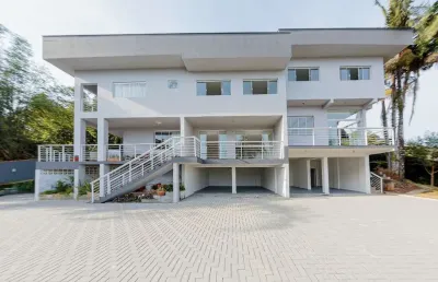 Casa em condomínio fechado com 3 quartos à venda na rua netuno, 445, glória, joinville, 193 m2 por r$ 850.000