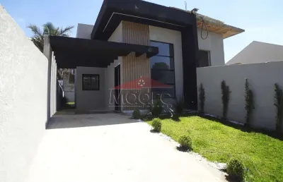 Casa com 3 quartos à venda na rua jasmim, 231, campina da barra, araucária, 86 m2 por r$ 550.000