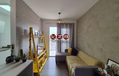 Apartamento à venda no condomínio fatto momentos, campinas-sp: 2 quartos, sala, banheiro, 1 vaga e 48m².