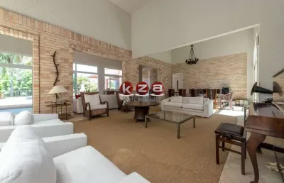 Luxuosa mansão de alto padrão a venda no condomínio terras de são josé em itu- sp, com 5 suítes, amplo gourmet com piscina e 1.500m² de área.
