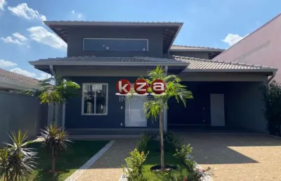 Casa em condomínio de alto padrão em valinhos-sp  3 suítes  2 salas  5 banheiros  223m²  village santa clara