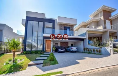 Imóvel de luxo à venda em valinhos-sp: casa de 4 quartos, 4 suítes com 330m² no condomínio residencial querência.