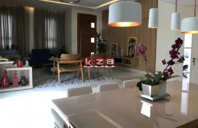 Casa de luxo em condomínio: 3 quartos, 3 suítes, 3 salas, 5 banheiros, 4 vagas, 334m² em valinhos-sp no residencial reserva das palmeiras.