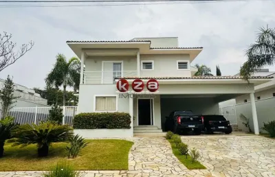 Casa a venda no condomínio residencial querência! em valinhos-sp: 4dorm,  3 suítes, 3 salas, gourmet e piscina, 368m² -