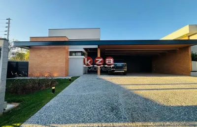 Venda de casa de alto padrão no condomínio querência, valinhos-sp: 4 quartos, 3 suítes, 5 banheiros, piscina e 6 vagas, 319m².