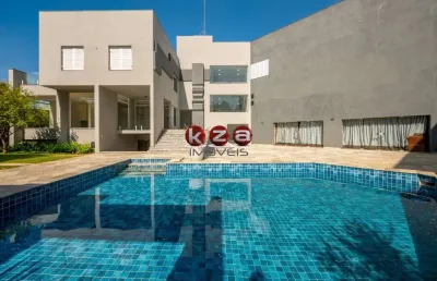 Imponente residência de luxo em condomínio alphaville residencial zero: 4 quartos, 4 suítes, 3 salas, 7 banheiros, 8 vagas, 1.200m². em barueri-sp.
