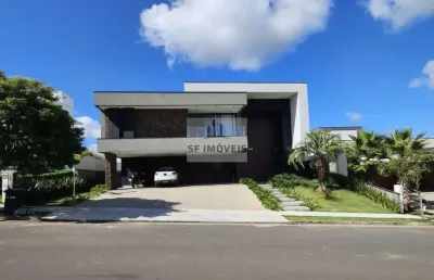 Belíssimo sobrado, mobiliado, 787m², 5 suítes, à venda no res. saint patrick