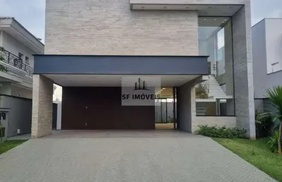 Belíssimo sobrado de 400m², 5 suítes com closet, à venda no alphaville 1