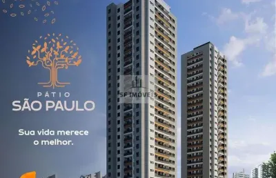 Belíssimo apartamento de 65,7m², 2 dormitórios, 1suíte, edifício pátio são paulo
