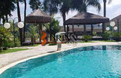 Mansão, grande área externa,06 suítes, condominio hills i-ii- arujá - venda