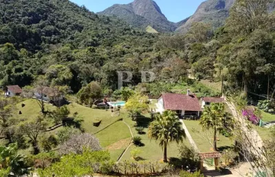 Sítio / chácara para venda em teresópolis, vargem grande, 5 dormitórios, 2 suítes, 4 banheiros, 2 vagas