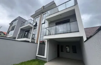 Casa com 3 quartos à venda na rua valentin gulin, 321, atuba, curitiba por r$ 860.000
