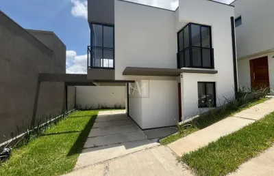 Casa em condomínio fechado com 3 quartos à venda na rua nossa senhora do rocio, 223, santa cândida, curitiba por r$ 499.500